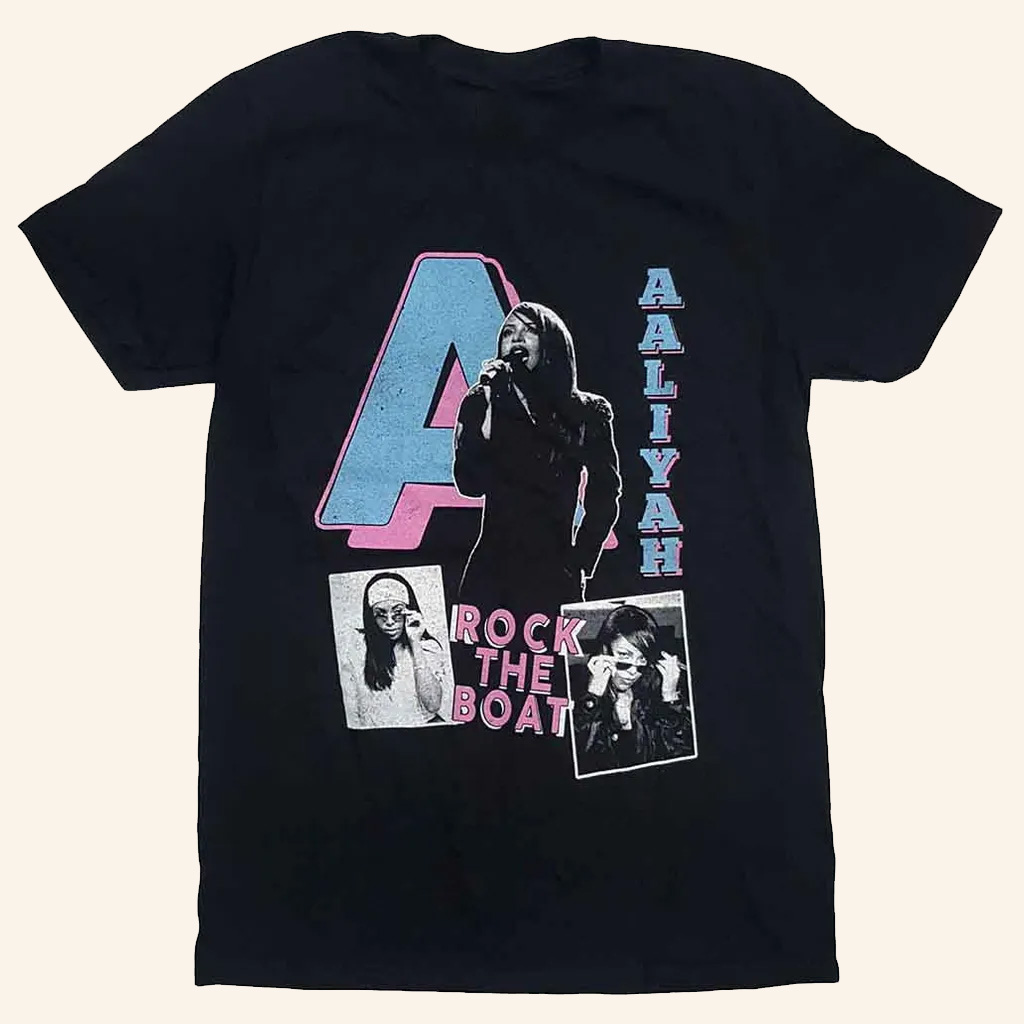 Aaliyah Merch Rock The Boat T-Shirt Unique Gifts For Music Lovers Aaliyah Merch Rock The Boat T-Shirt Unique Gifts For Music Lovers
