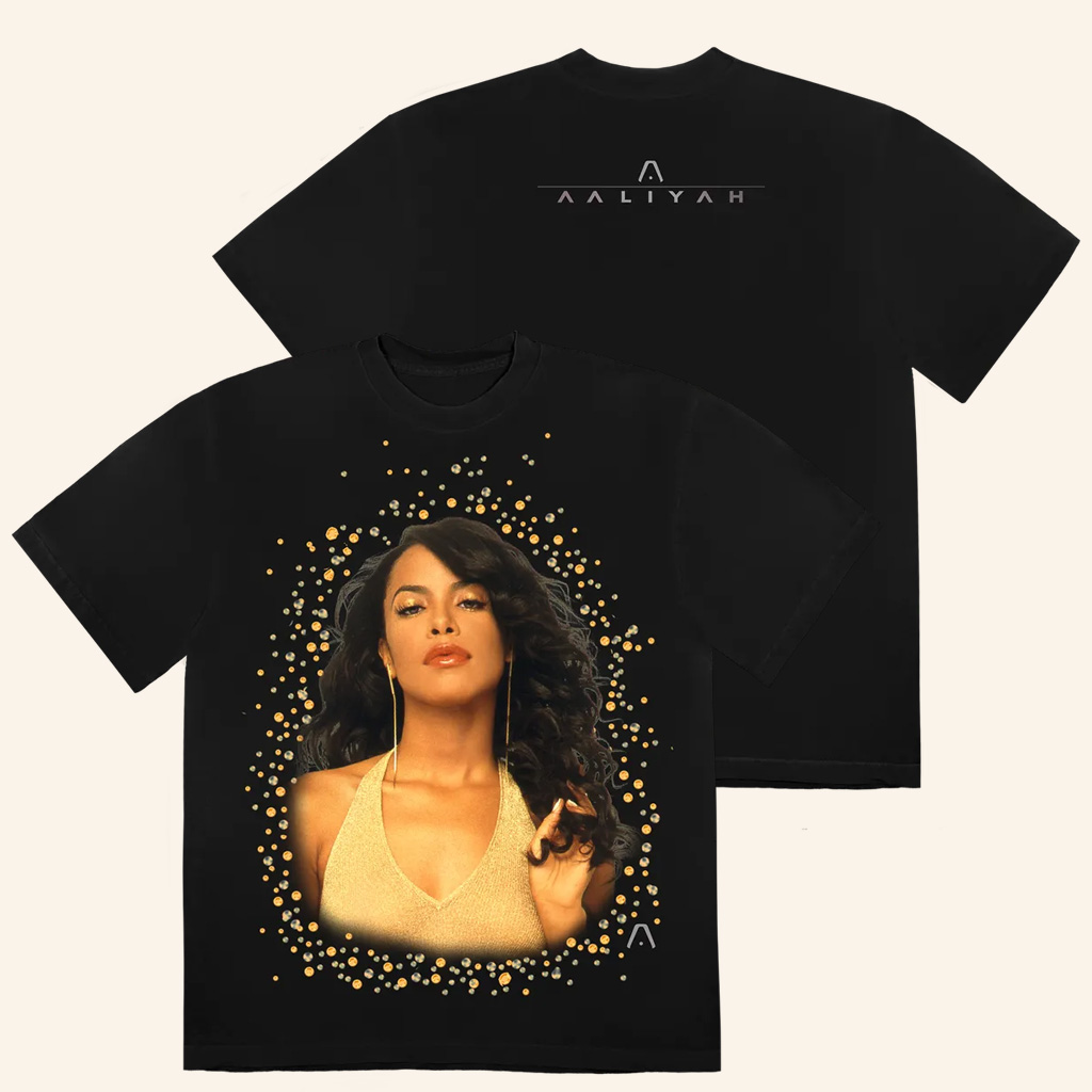 Aaliyah Merch Self Titled Portrait T-Shirt Unique Gifts For Music Lovers Aaliyah Merch Self Titled Portrait T-Shirt Unique Gifts For Music Lovers