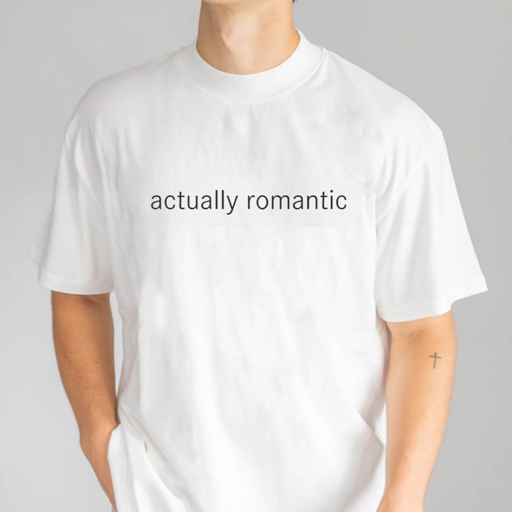 Actually Romantic TS T-Shirt Fan Apparel Gifts For Swifties