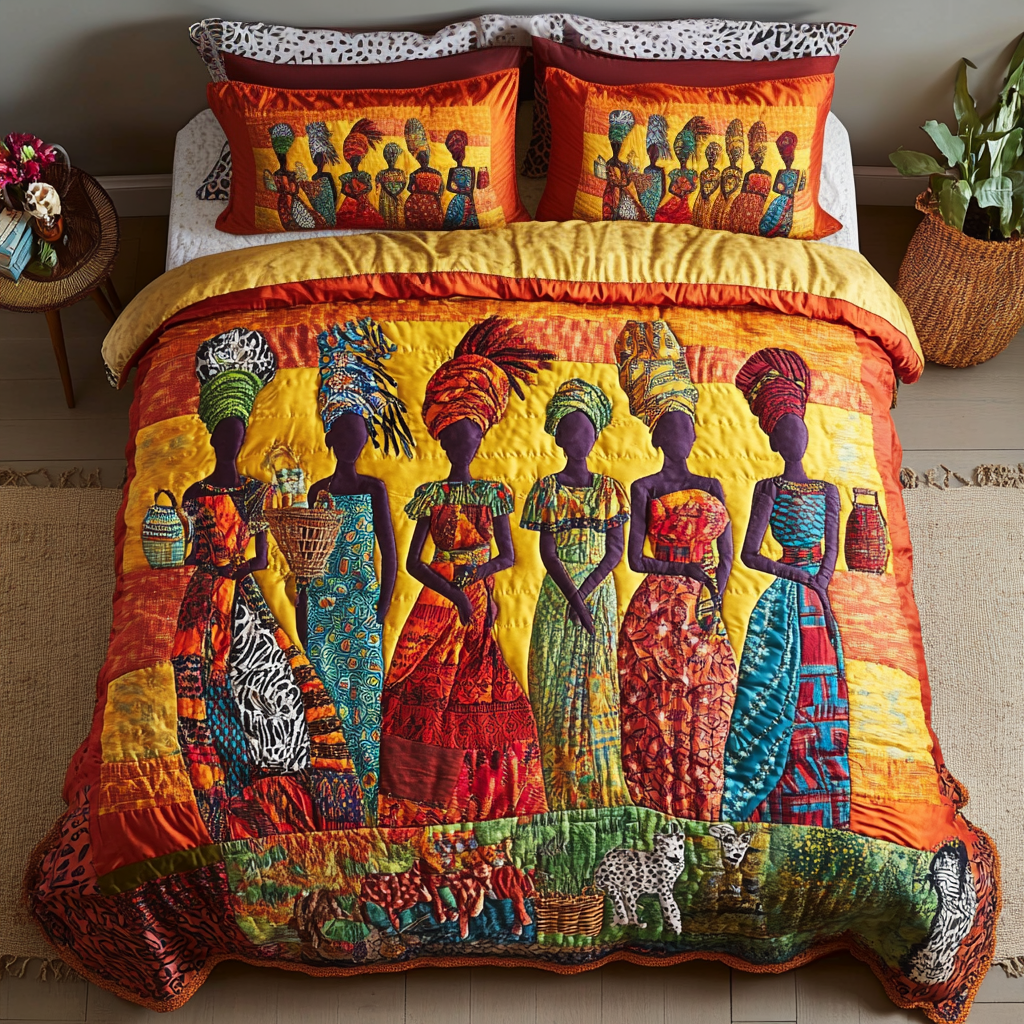 African Essence Quilted Bedding Set Duvet Cover Bedspreads Melanin African American Gifts Stuff African Essence Quilted Bedding Set Duvet Cover Bedspreads Melanin African American Gifts Stuff