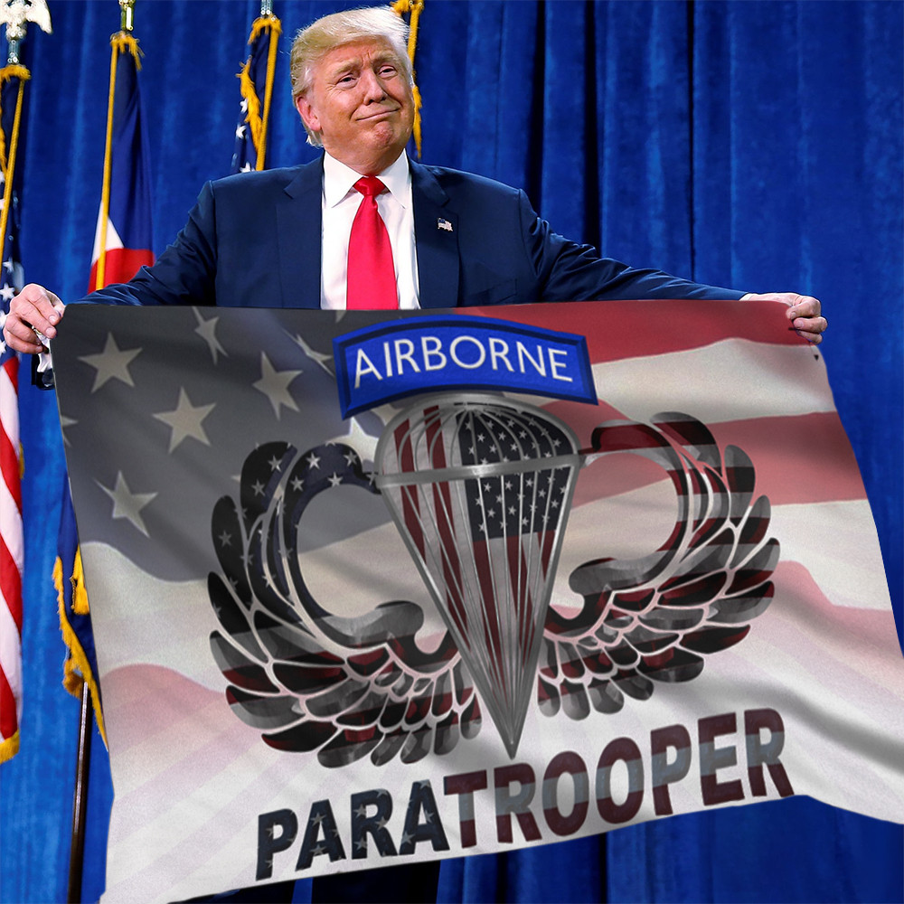 Airborne Paratrooper Flag Proud Of Airborne Paratrooper Flag Decorations Gifts