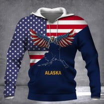 Alaska State Flag Eagle American Flag Patriotic Decorations Outdoor Alaska State Flag Eagle American Flag Patriotic Decorations Outdoor