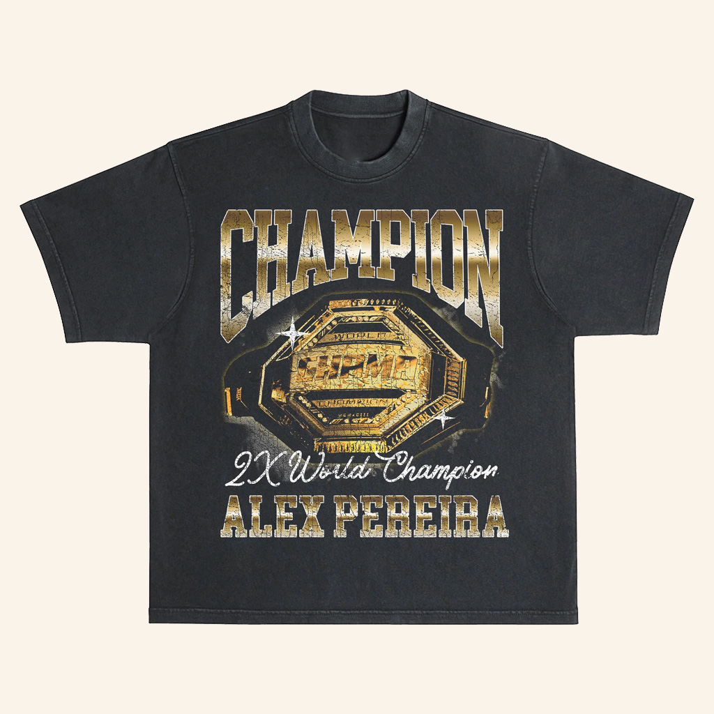 Alex Pereira Merch 2X World Champion T-Shirt Best Gift Ideas For Friend Alex Pereira Merch 2X World Champion T-Shirt Best Gift Ideas For Friend