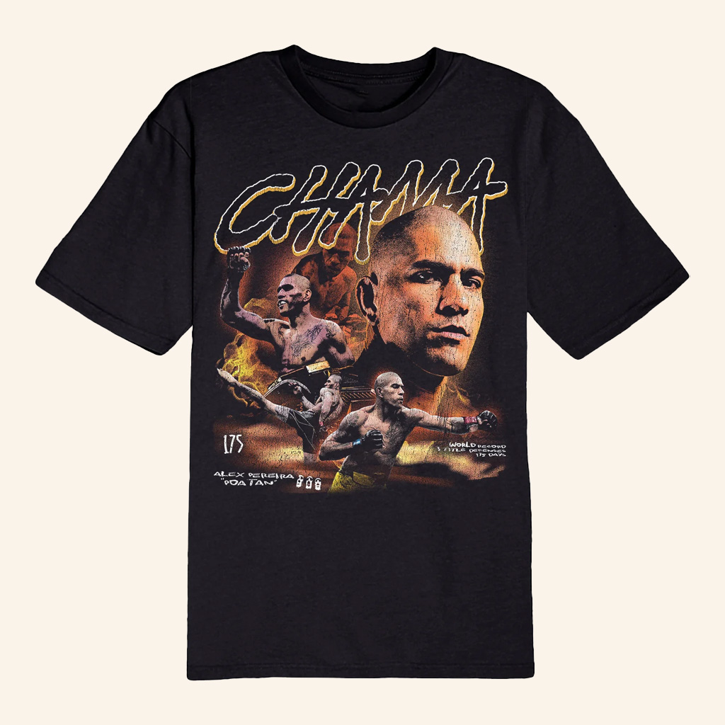 Alex Pereira Merch Chama World Record T-Shirt Christmas Ideas For Him Alex Pereira Merch Chama World Record T-Shirt Christmas Ideas For Him