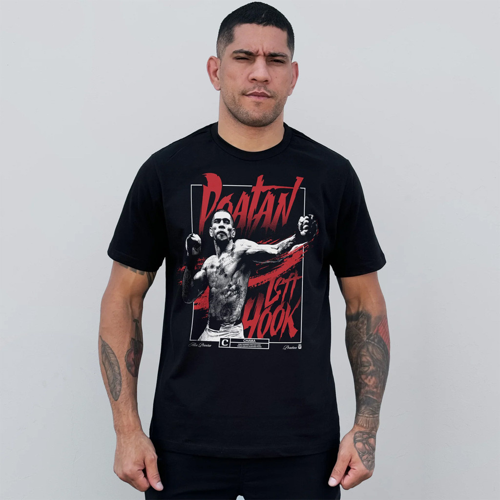 Alex Pereira Merch Poatan Left Hook T-Shirt Birthday Gifts For Husband Alex Pereira Merch Poatan Left Hook T-Shirt Birthday Gifts For Husband