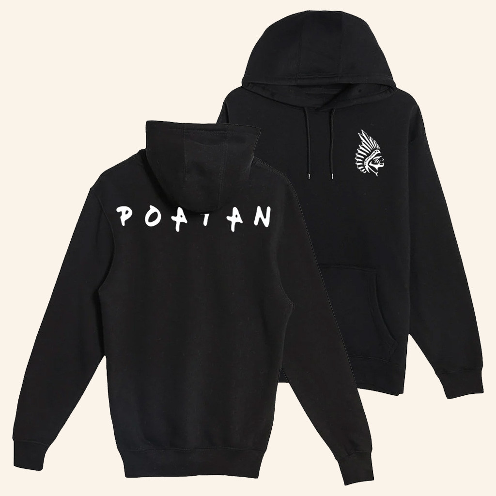 Alex Pereira Merch Poatan Logo Black Hoodie Top Christmas Gifts For Men Alex Pereira Merch Poatan Logo Black Hoodie Top Christmas Gifts For Men