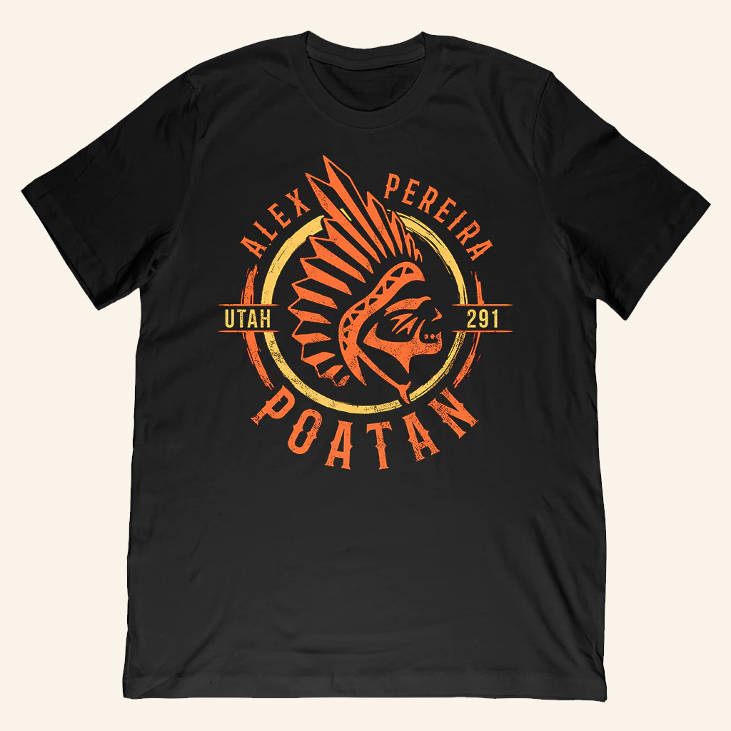 Alex Pereira Merch Poatan Utah 291 Black T-Shirt Best Gift For Husband Alex Pereira Merch Poatan Utah 291 Black T-Shirt Best Gift For Husband