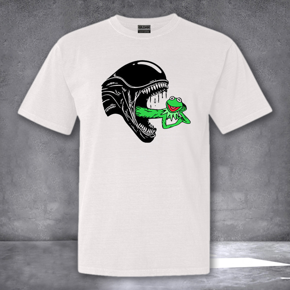 Alien Kermit The Frog Shirt Funny Adult T-Shirt Gifts For Husband Alien Kermit The Frog Shirt Funny Adult T-Shirt Gifts For Husband