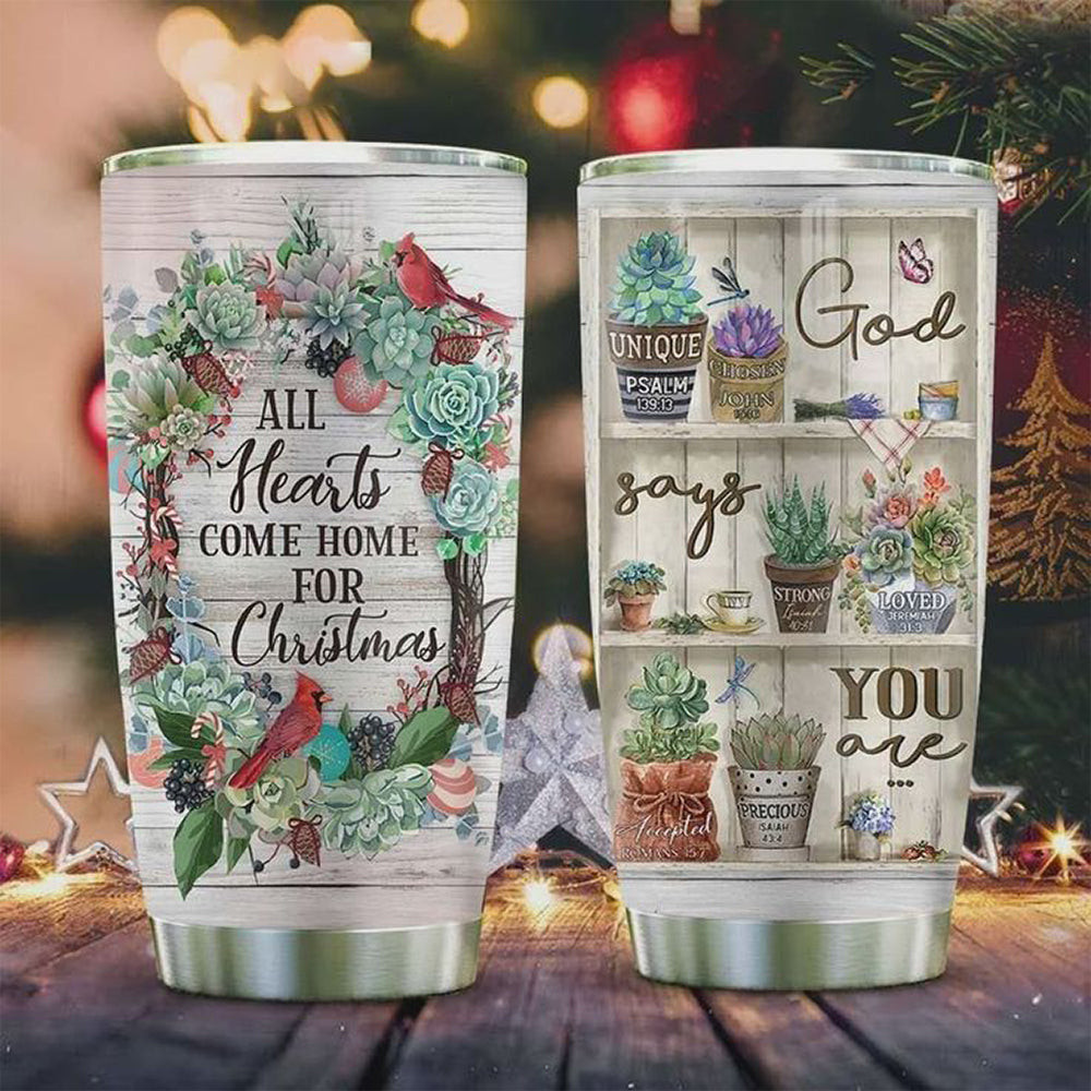 All Hearts Come Home For Christmas Tumbler Christian Tumbler Gifts For Him Her All Hearts Come Home For Christmas Tumbler Christian Tumbler Gifts For Him Her