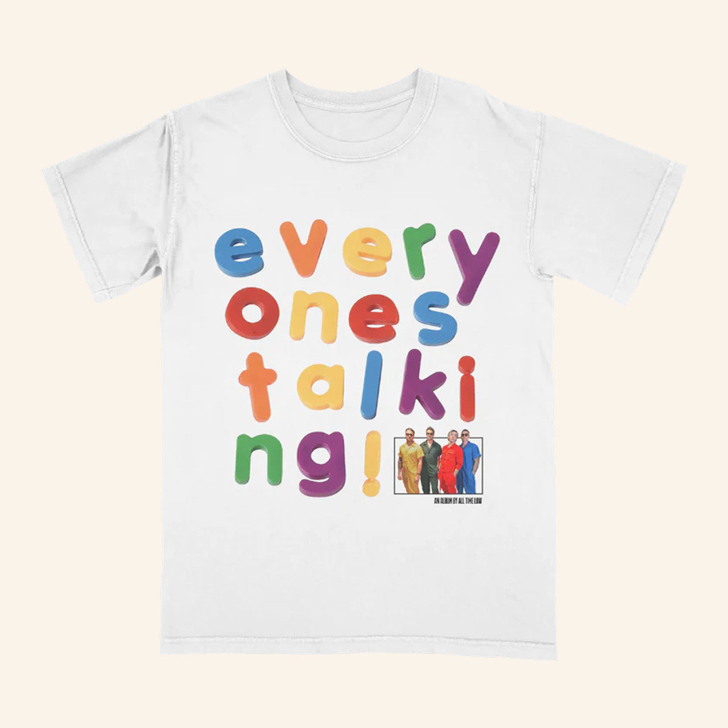All Time Low Merch Everyone's Talking Album Cover T-Shirt Cool Gifts For Music Lovers
