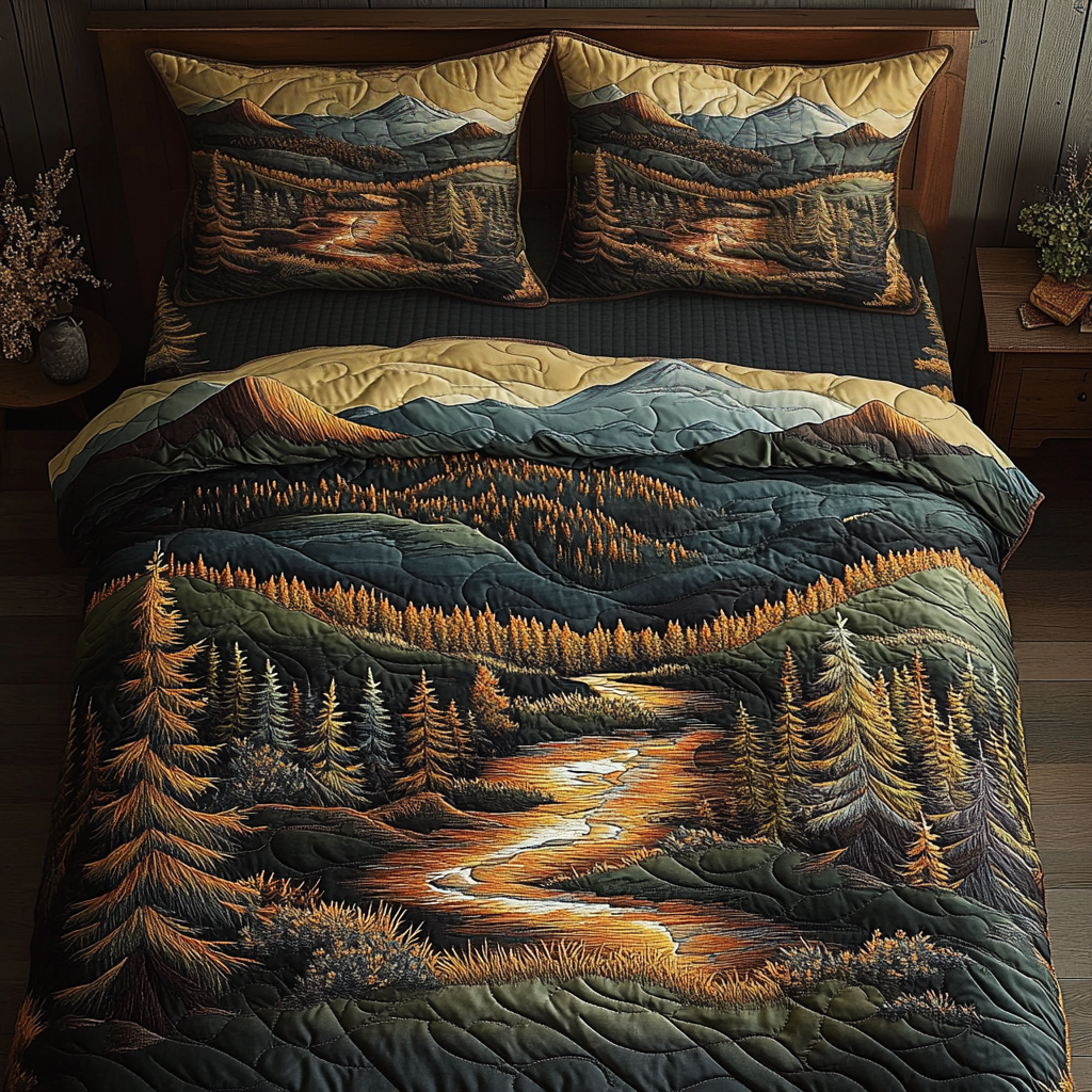 Alpine Flame Quilted Bedding Set Duvet Cover Bedspread Christmas Gift Ideas For Your Brother Alpine Flame Quilted Bedding Set Duvet Cover Bedspread Christmas Gift Ideas For Your Brother