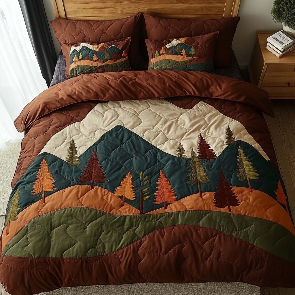 Alpine Retreat Quilted Bedding Set Duvet Cover Merch Xmas Gifts For Mother In Law Alpine Retreat Quilted Bedding Set Duvet Cover Merch Xmas Gifts For Mother In Law