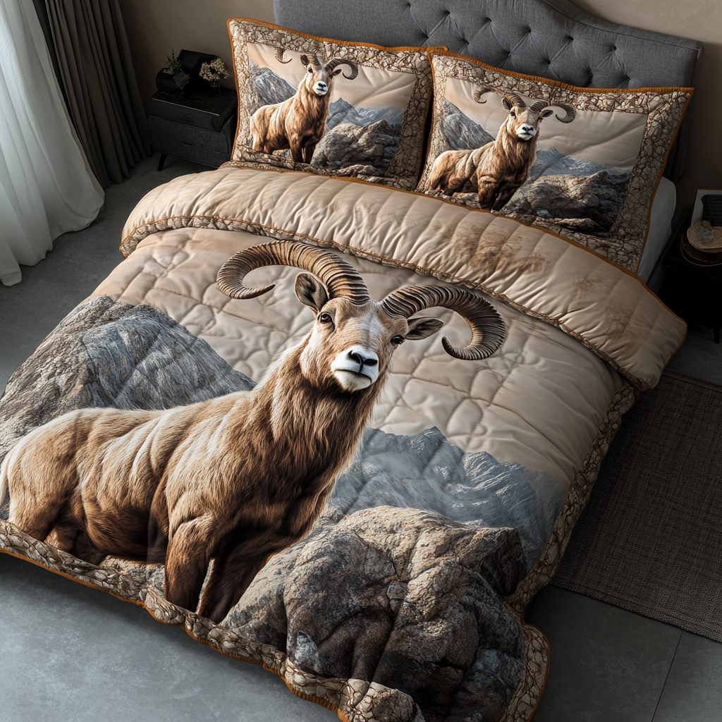 Alpine Spirit Quilted Bedding Set Duvet Cover Bedspread Sheep Gifts For Adults Alpine Spirit Quilted Bedding Set Duvet Cover Bedspread Sheep Gifts For Adults