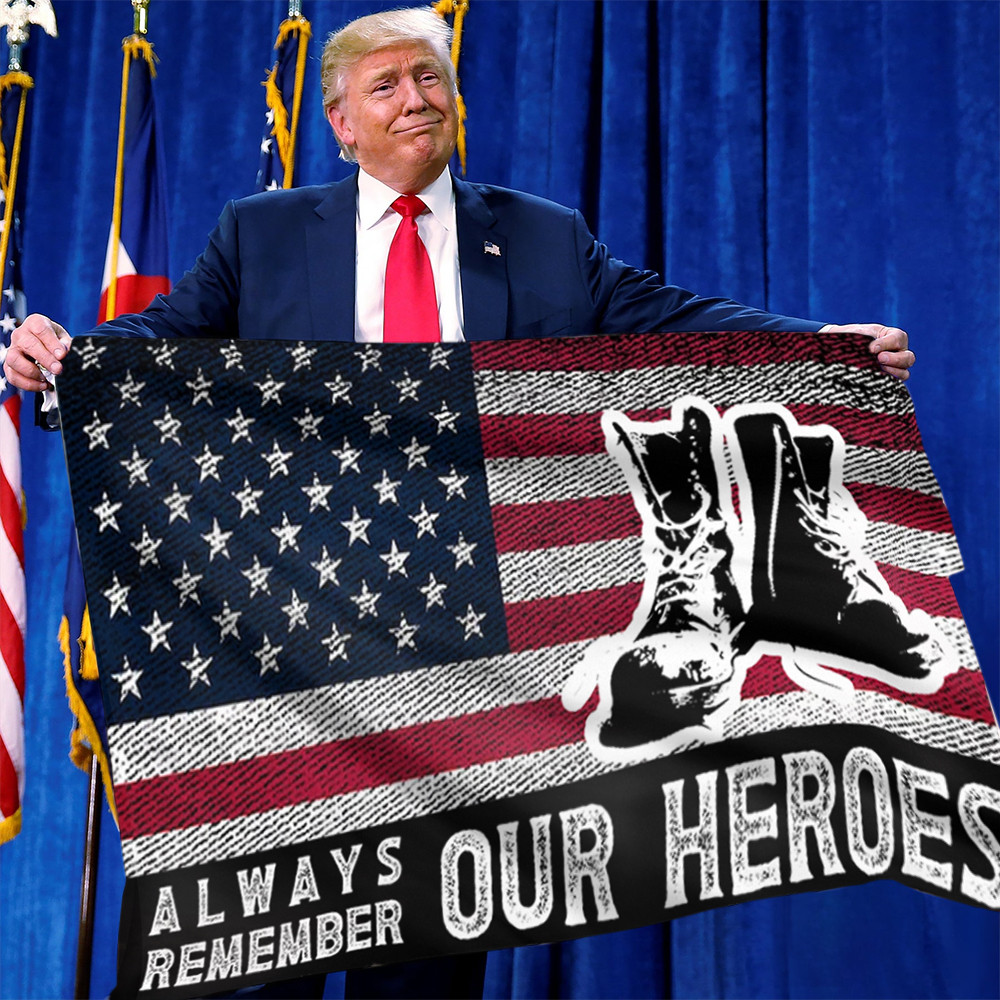 Always Remember Our Heroes American Flag Memorial Day Flag Thank You Veterans Merchandise Always Remember Our Heroes American Flag Memorial Day Flag Thank You Veterans Merchandise