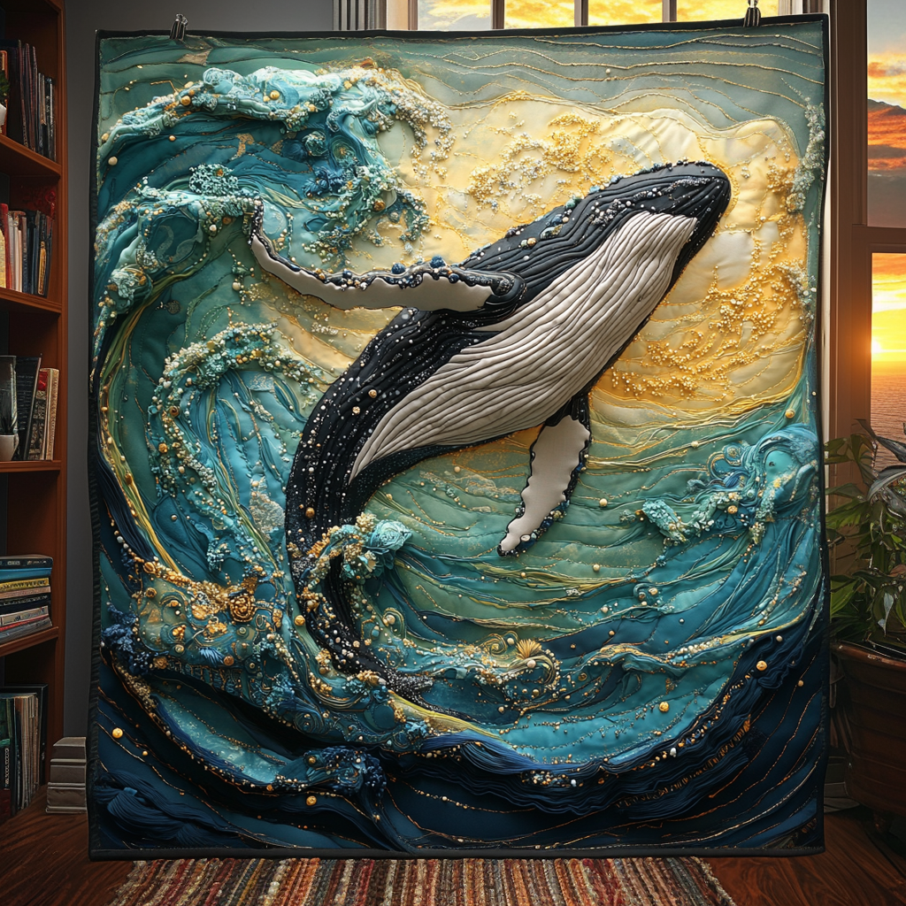 Amazing Whale Dance Quilted Blanket Cute Colorful Blanket Whale Christmas Ideas For Gifts Amazing Whale Dance Quilted Blanket Cute Colorful Blanket Whale Christmas Ideas For Gifts