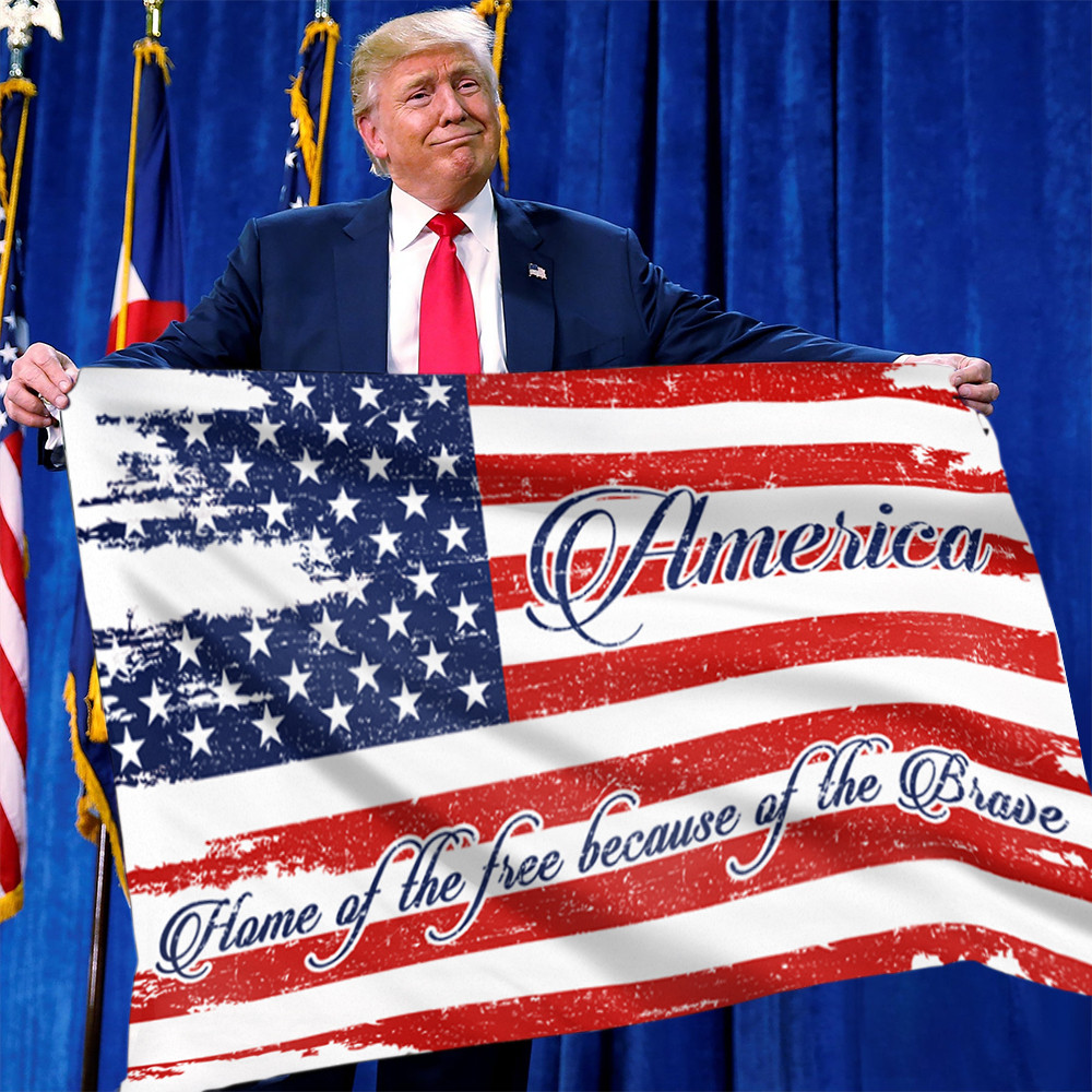 America Home Of The Free Because Of The Brave Flag Patriotic Flag Outdoor Home Decor America Home Of The Free Because Of The Brave Flag Patriotic Flag Outdoor Home Decor