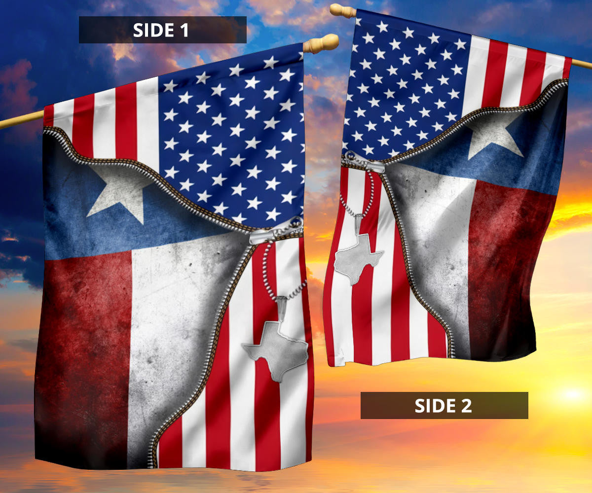 America Texas Flag America Texas Flag