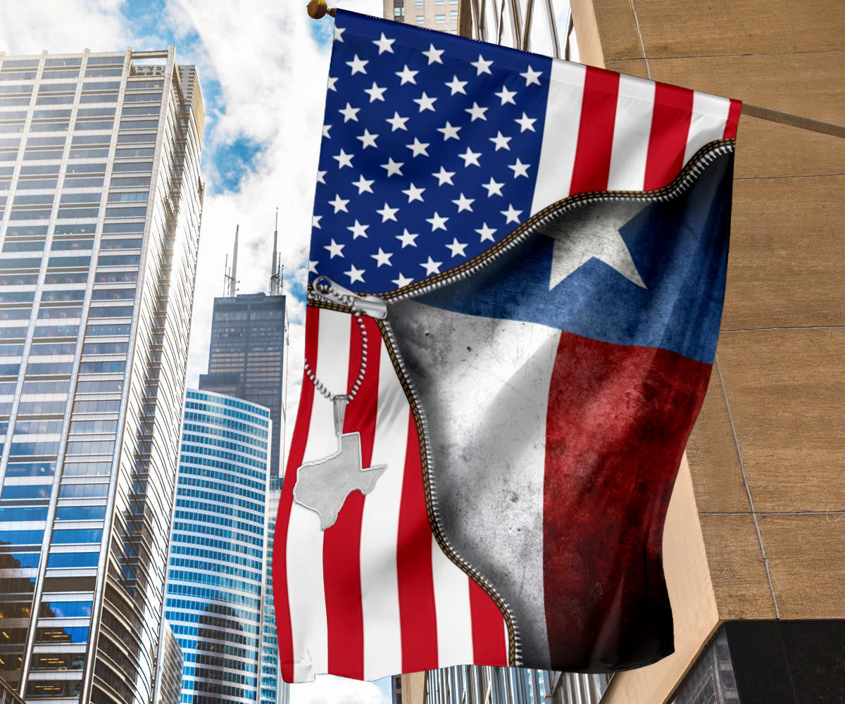 America Texas Flag America Texas Flag