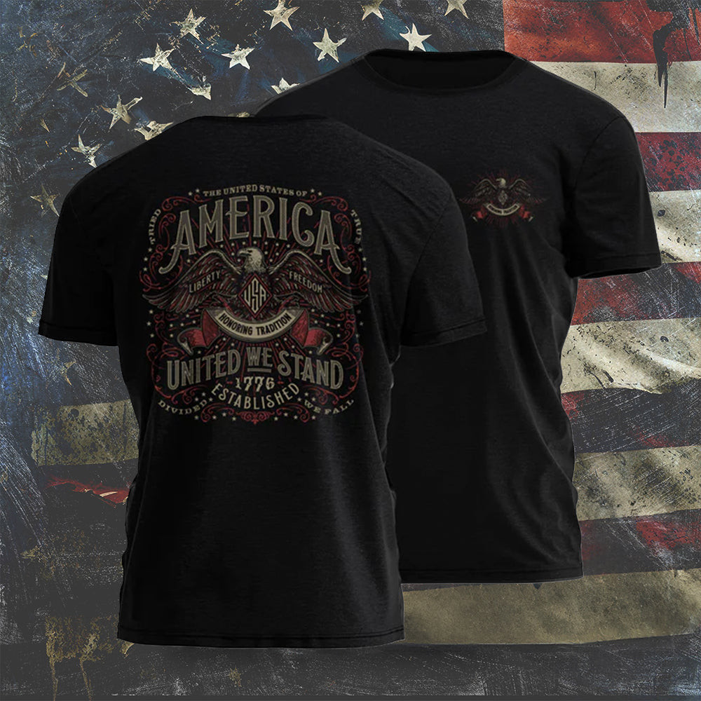 America United We Stand Shirt Men'S Patriotic T-Shirts Gifts For Husband America United We Stand Shirt Men'S Patriotic T-Shirts Gifts For Husband