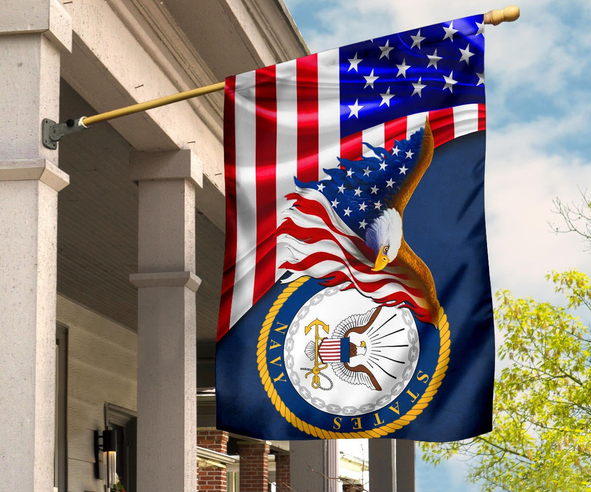 American Eagle United States Navy Flag US Military Patriotic Flags For Sale USN Emblem American Eagle United States Navy Flag US Military Patriotic Flags For Sale USN Emblem