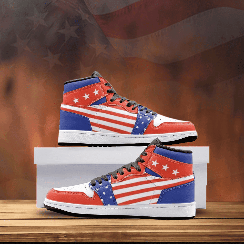 American Flag Patriotic Shoes USA Flag Sneakers Gifts For Patriots American Flag Patriotic Shoes USA Flag Sneakers Gifts For Patriots