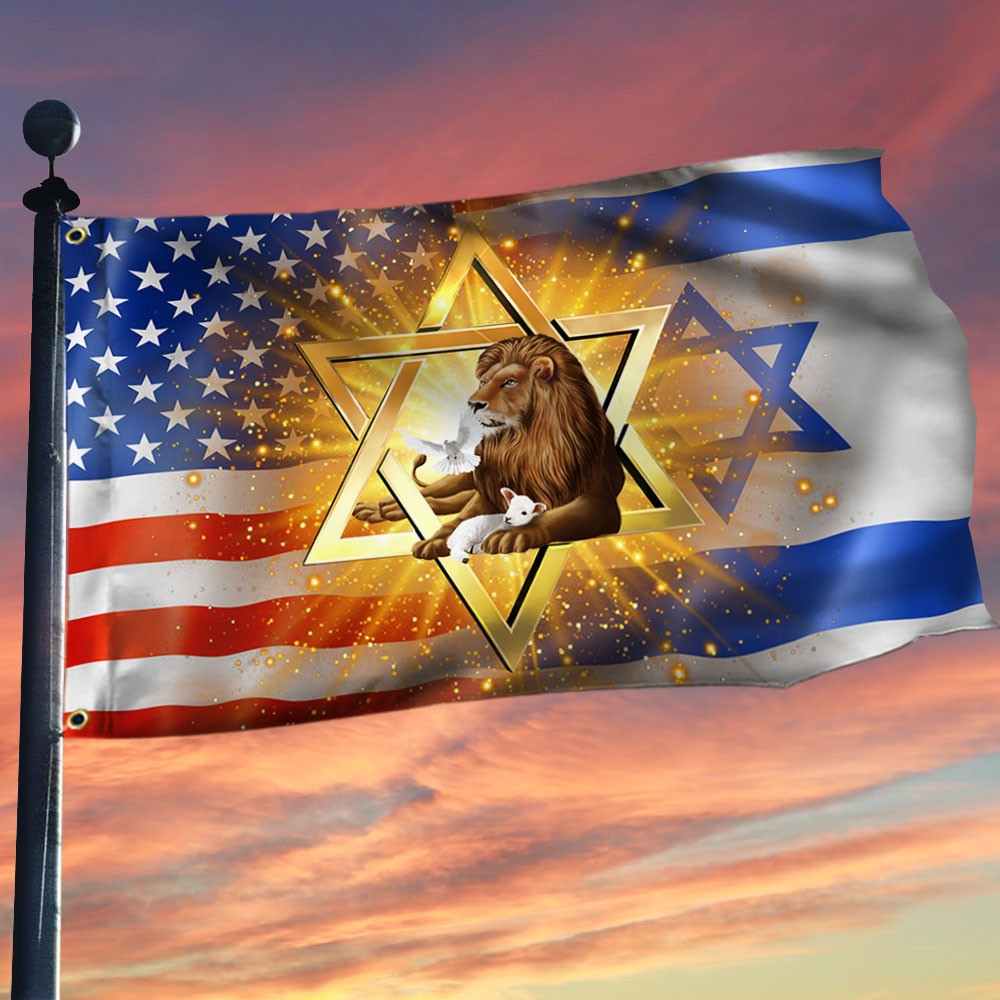 American I Stand With Israel Flag Lion Of Judah Israel Flag For Supporters American I Stand With Israel Flag Lion Of Judah Israel Flag For Supporters