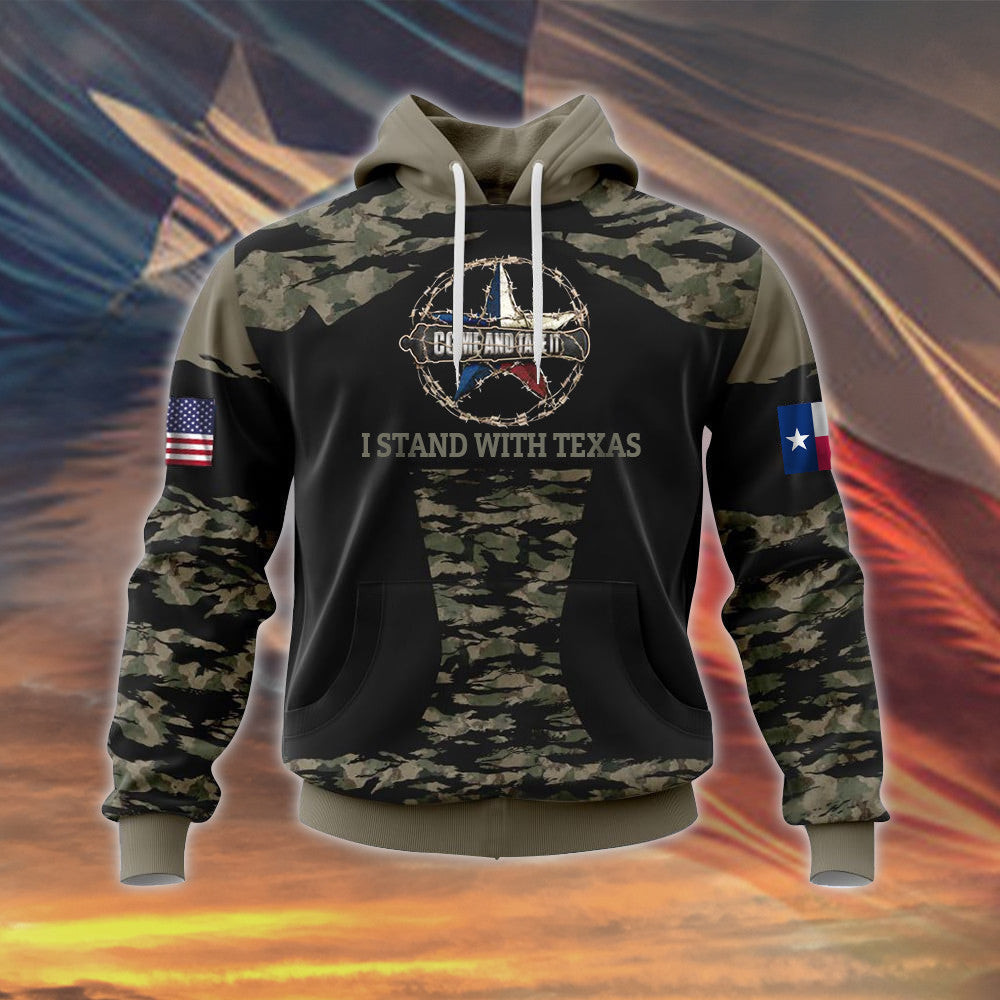 American I Stand With Texas Camo Hoodie Come And Take It Hoodie Support Texas Clothing American I Stand With Texas Camo Hoodie Come And Take It Hoodie Support Texas Clothing