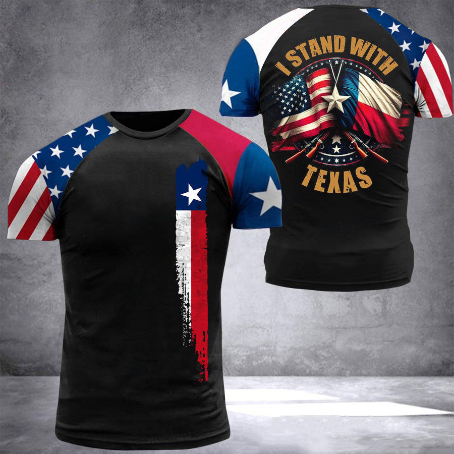 American I Stand With Texas Shirt Texas Strong T-Shirt Gifts For Men American I Stand With Texas Shirt Texas Strong T-Shirt Gifts For Men