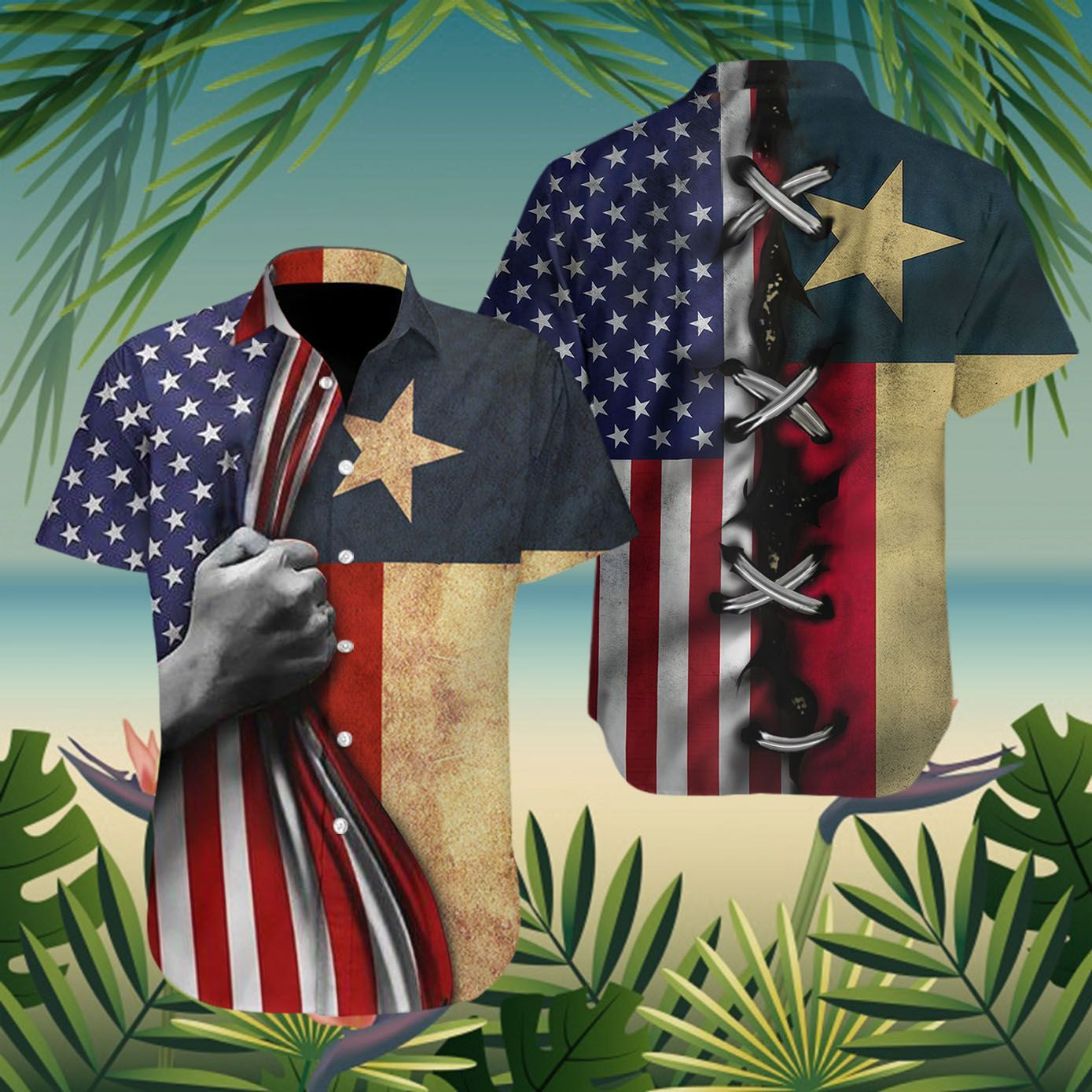 American Texas Hawaiian Shirt For Men Women American Texas Hawaiian Shirt For Men Women