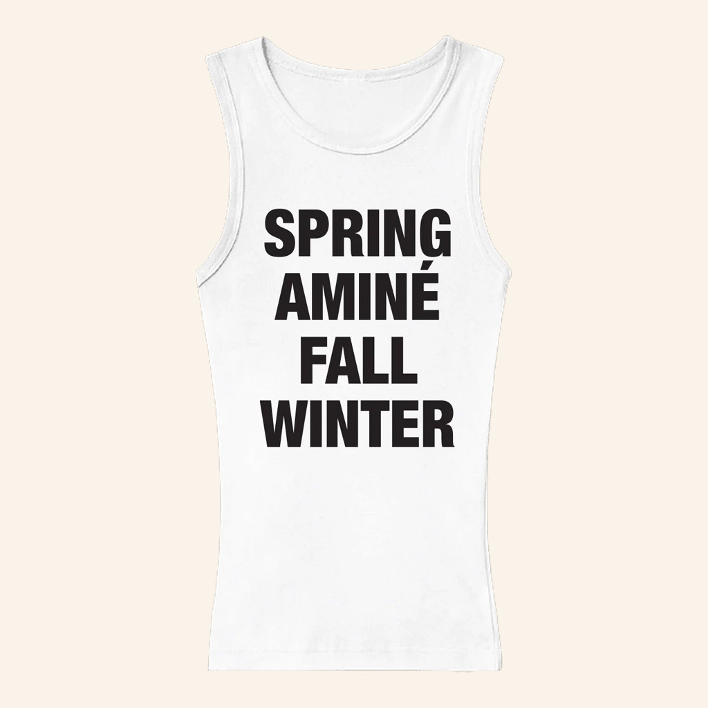 Amine Merch Spring Amine Fall Winter Tank Top Christmas Present For Friend Amine Merch Spring Amine Fall Winter Tank Top Christmas Present For Friend