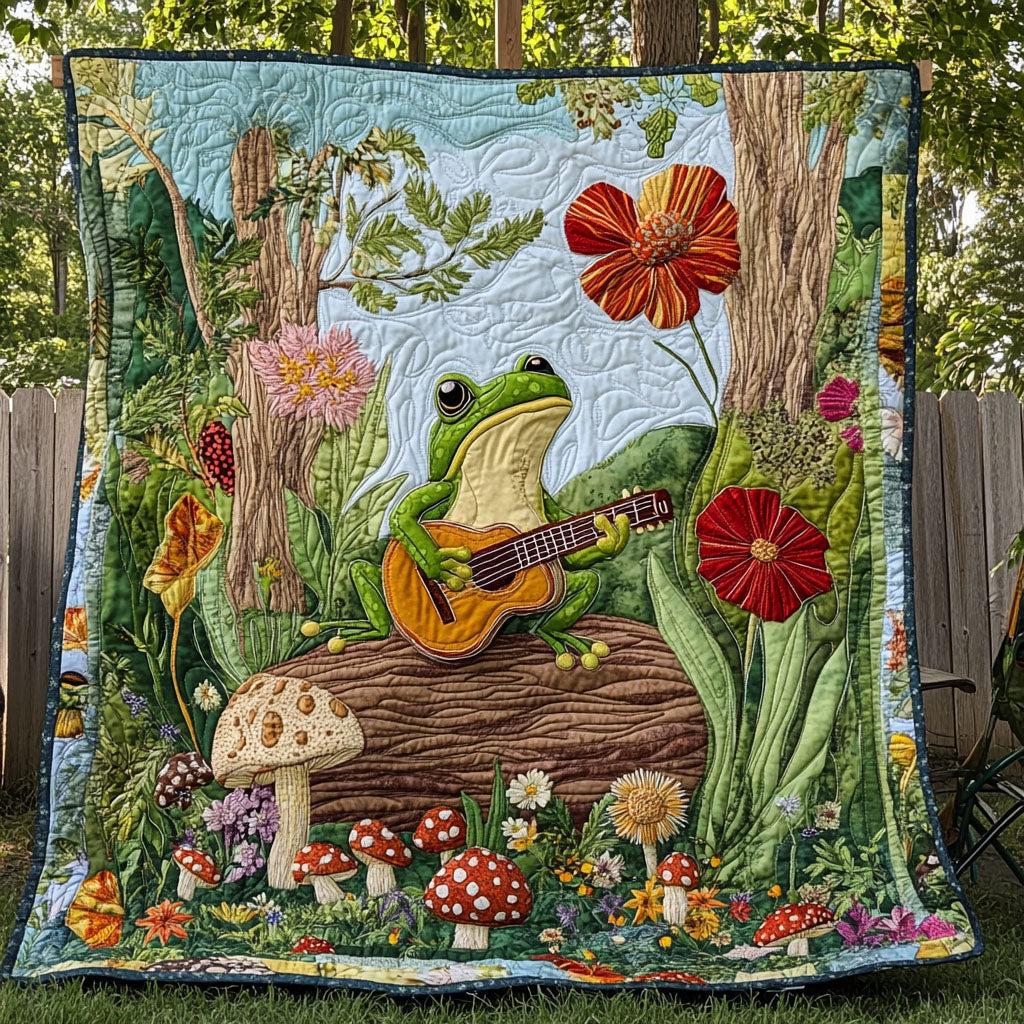 Amphibian Jam Quilted Blanket Sofa Throw Blanket Frog Christmas Gifts Amphibian Jam Quilted Blanket Sofa Throw Blanket Frog Christmas Gifts