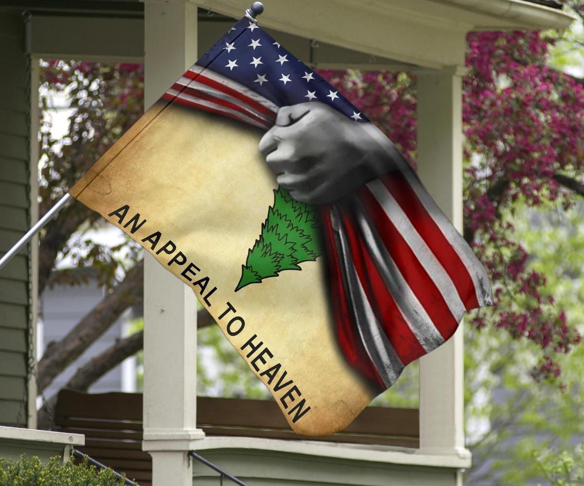 An Appeal To Heaven Flag Made In USA American Flag Vintage Patriotic Pin Tree U.S Revolution An Appeal To Heaven Flag Made In USA American Flag Vintage Patriotic Pin Tree U.S Revolution
