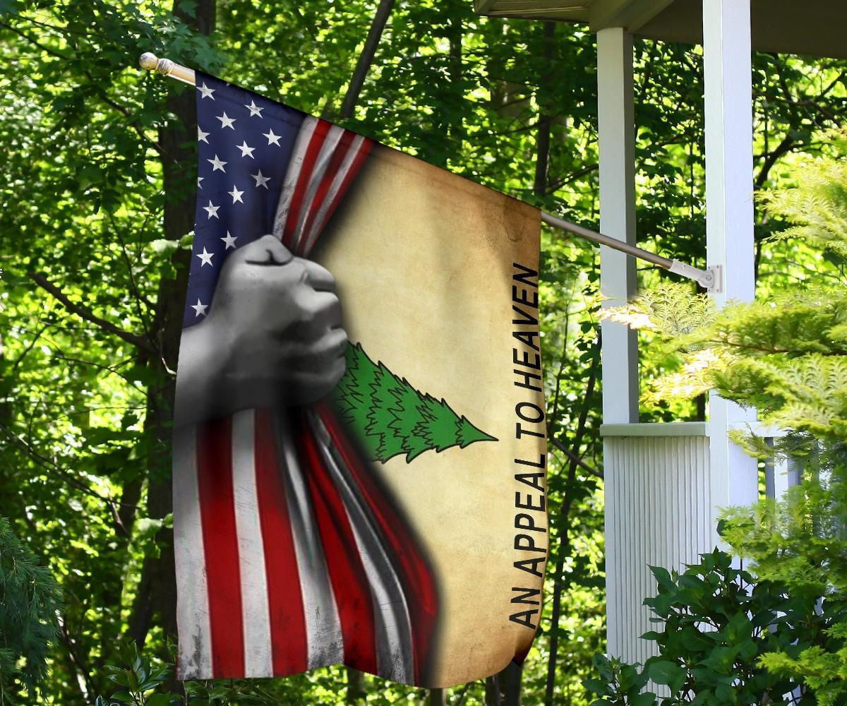 An Appeal To Heaven Flag Made In USA American Flag Vintage Patriotic Pin Tree U.S Revolution An Appeal To Heaven Flag Made In USA American Flag Vintage Patriotic Pin Tree U.S Revolution
