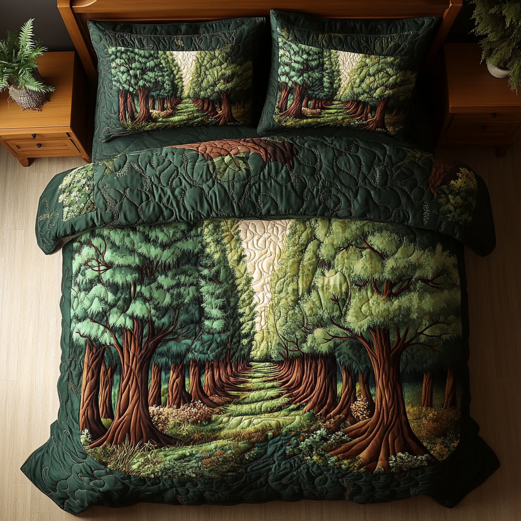 Ancient Branches Quilted Bedding Set Duvet Cover Bed Sheet Set Best Secret Santa Presents Ancient Branches Quilted Bedding Set Duvet Cover Bed Sheet Set Best Secret Santa Presents