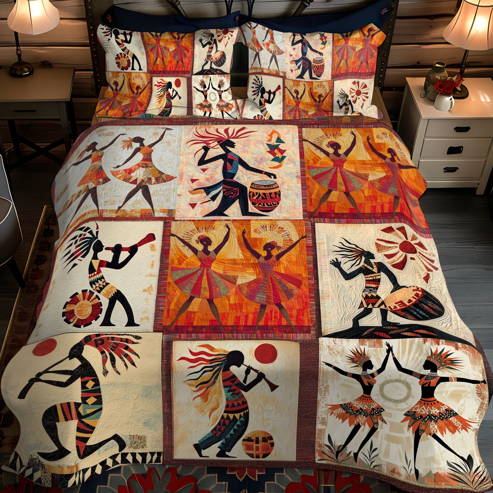 Ancient Guardians Quilted Bedding Set Duvet Cover Merch Native American Presents Ancient Guardians Quilted Bedding Set Duvet Cover Merch Native American Presents