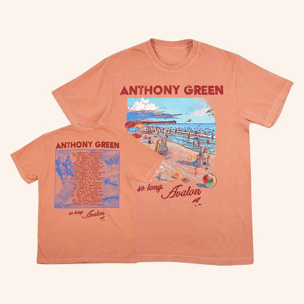 Anthony Green Merch So Long Avalon Tour T-Shirt Gifts For Music Enthusiasts Anthony Green Merch So Long Avalon Tour T-Shirt Gifts For Music Enthusiasts