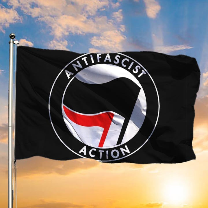 Anti Fascist Action Flag Banner Antifa Protest Anti Racism Flag For Yard Outside Decoration Anti Fascist Action Flag Banner Antifa Protest Anti Racism Flag For Yard Outside Decoration