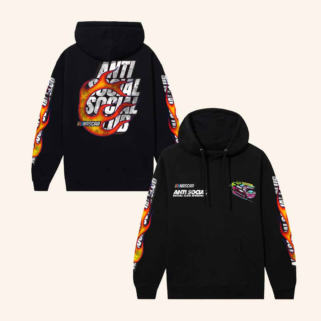 Anti Social Social Club Merch ASSC X Nascar Hoodie Best Gifts For Nascar Fans Anti Social Social Club Merch ASSC X Nascar Hoodie Best Gifts For Nascar Fans