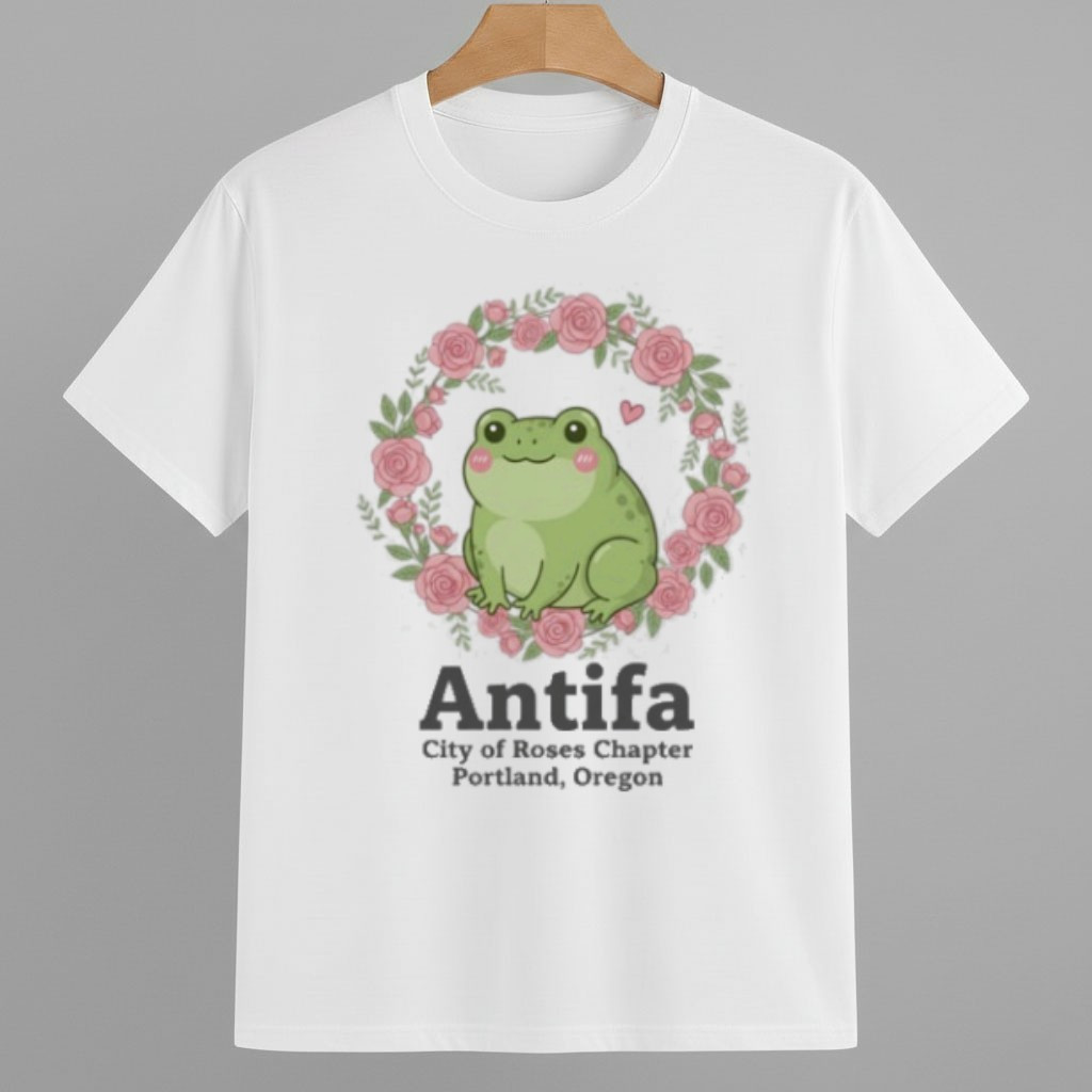 Antifa City Of Roses Chapter Portland, Oregon Portland Frog Protest Shirt Anti ICE Frog Merch Antifa City Of Roses Chapter Portland, Oregon Portland Frog Protest Shirt Anti ICE Frog Merch