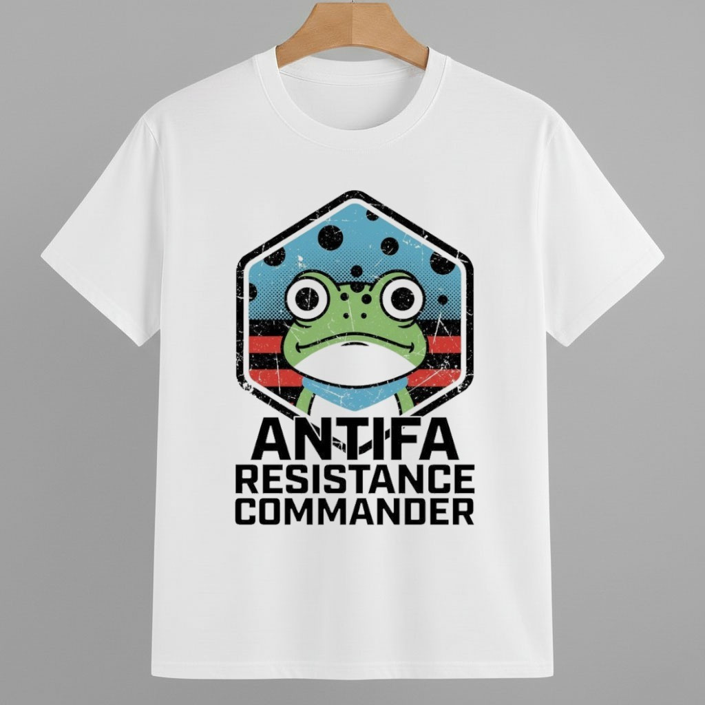 Antifa Resistance Commander Portland Frog Shirt Pro Democracy Frog Merch Antifa Resistance Commander Portland Frog Shirt Pro Democracy Frog Merch