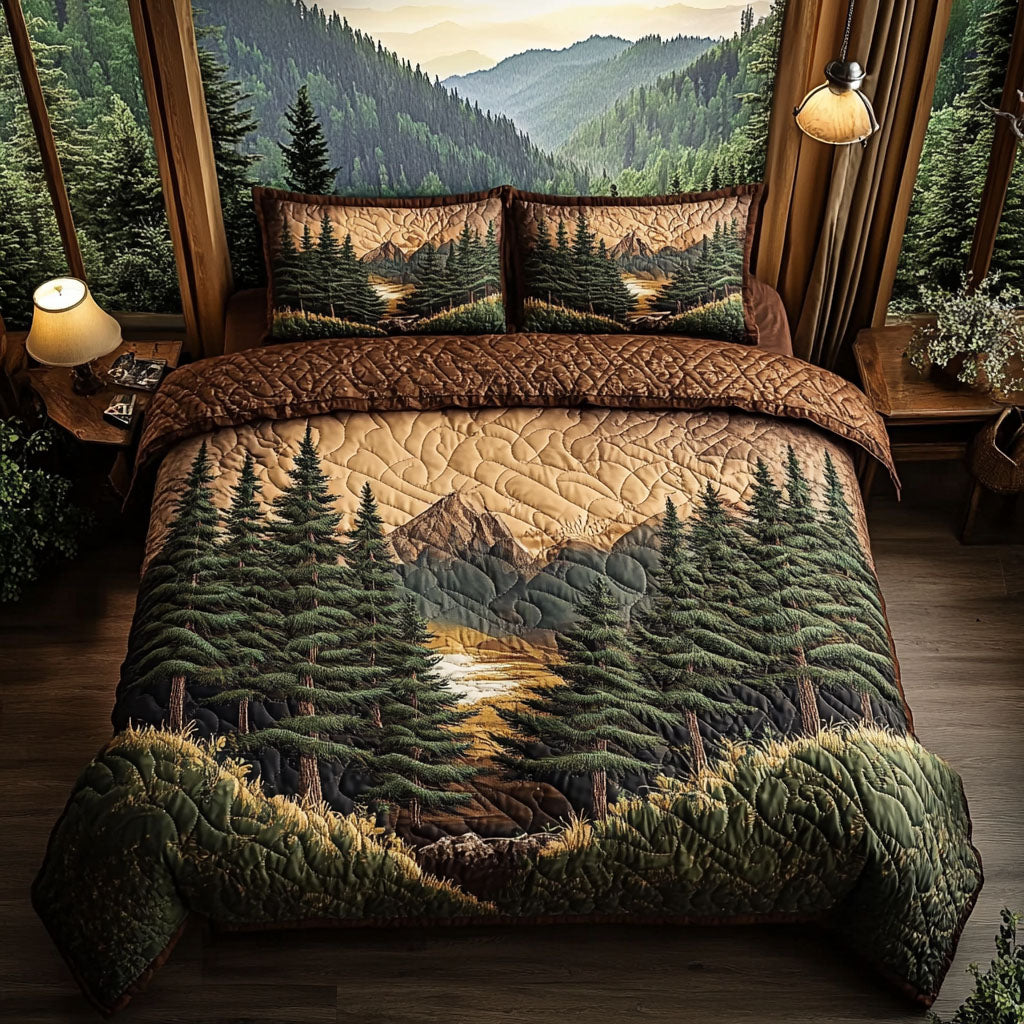 Appalachian Serenity Quilted Bedding Set Duvet Cover Bed Sheet Set Christmas Gifts For Mum
