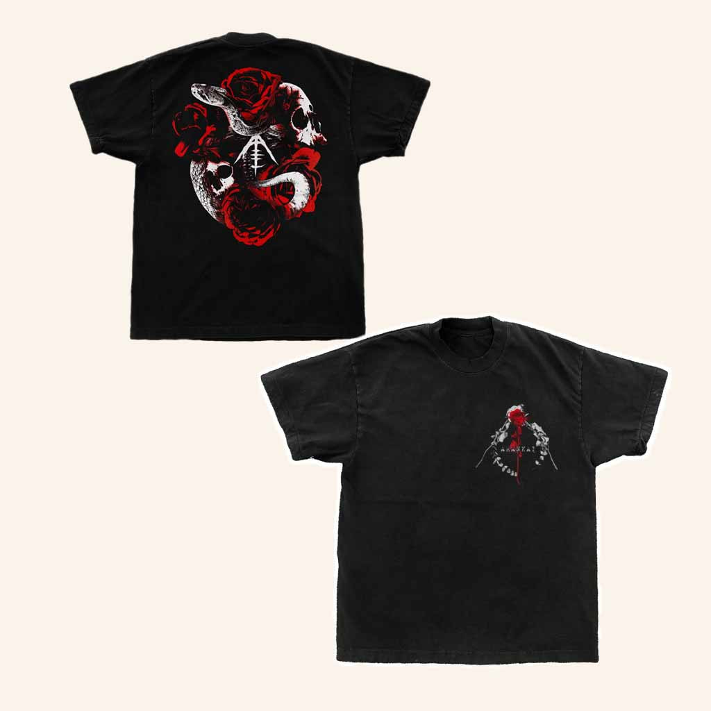 Arankai Merch Death And Roses T-Shirt Halloween Gift Ideas For Adults Arankai Merch Death And Roses T-Shirt Halloween Gift Ideas For Adults