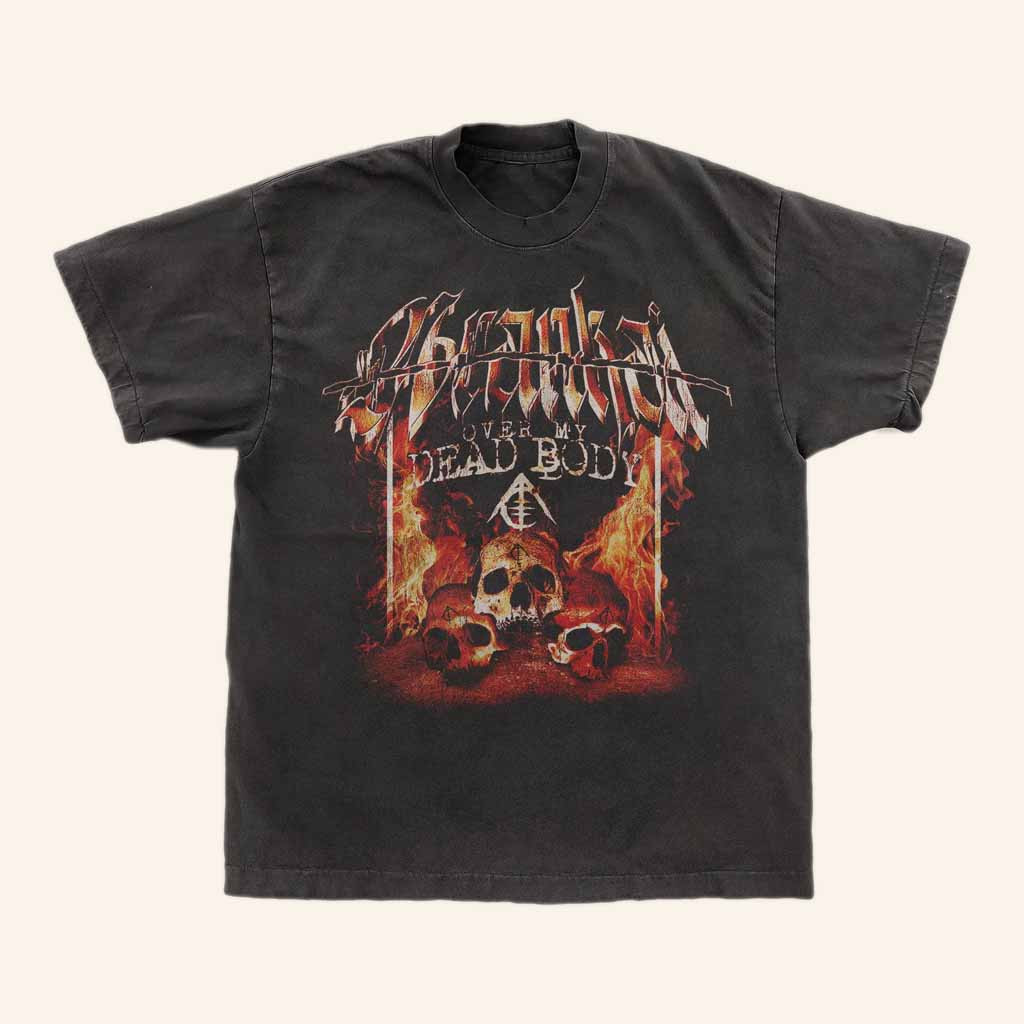 Arankai Merch Over My Dead Body T-Shirt Halloween Gift For Boyfriend Arankai Merch Over My Dead Body T-Shirt Halloween Gift For Boyfriend