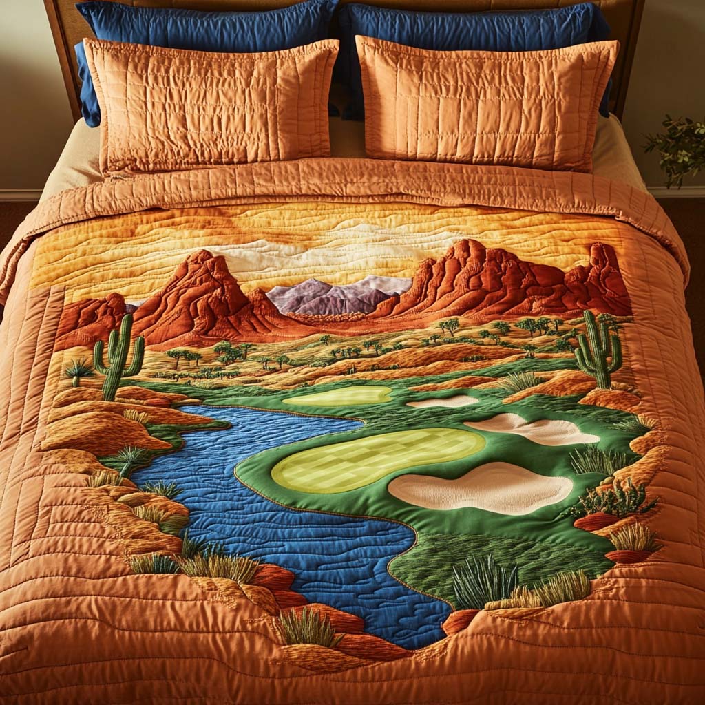 Arizona Golf Canyon Quilted Bedding Set Duvet Cover Bedspreads Cactus Related Gifts Arizona Golf Canyon Quilted Bedding Set Duvet Cover Bedspreads Cactus Related Gifts