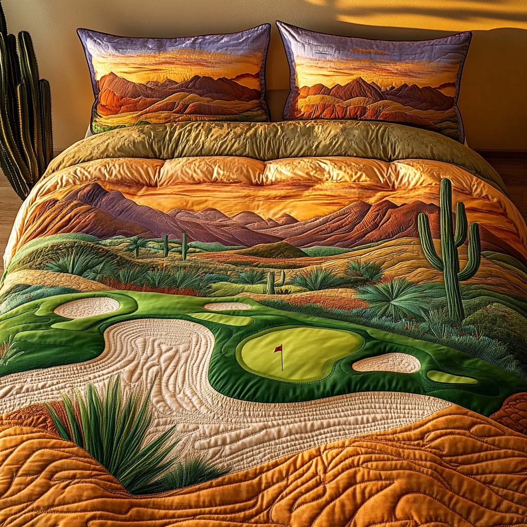 Arizona Golf Lifestyle Quilted Bedding Set Duvet Cover Bedspreads Cactus For Birthday Gift Arizona Golf Lifestyle Quilted Bedding Set Duvet Cover Bedspreads Cactus For Birthday Gift