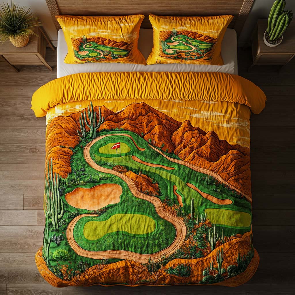 Arizona Golf Oasis Quilted Bedding Set Duvet Cover Bedspreads Cactus Related Gifts Arizona Golf Oasis Quilted Bedding Set Duvet Cover Bedspreads Cactus Related Gifts