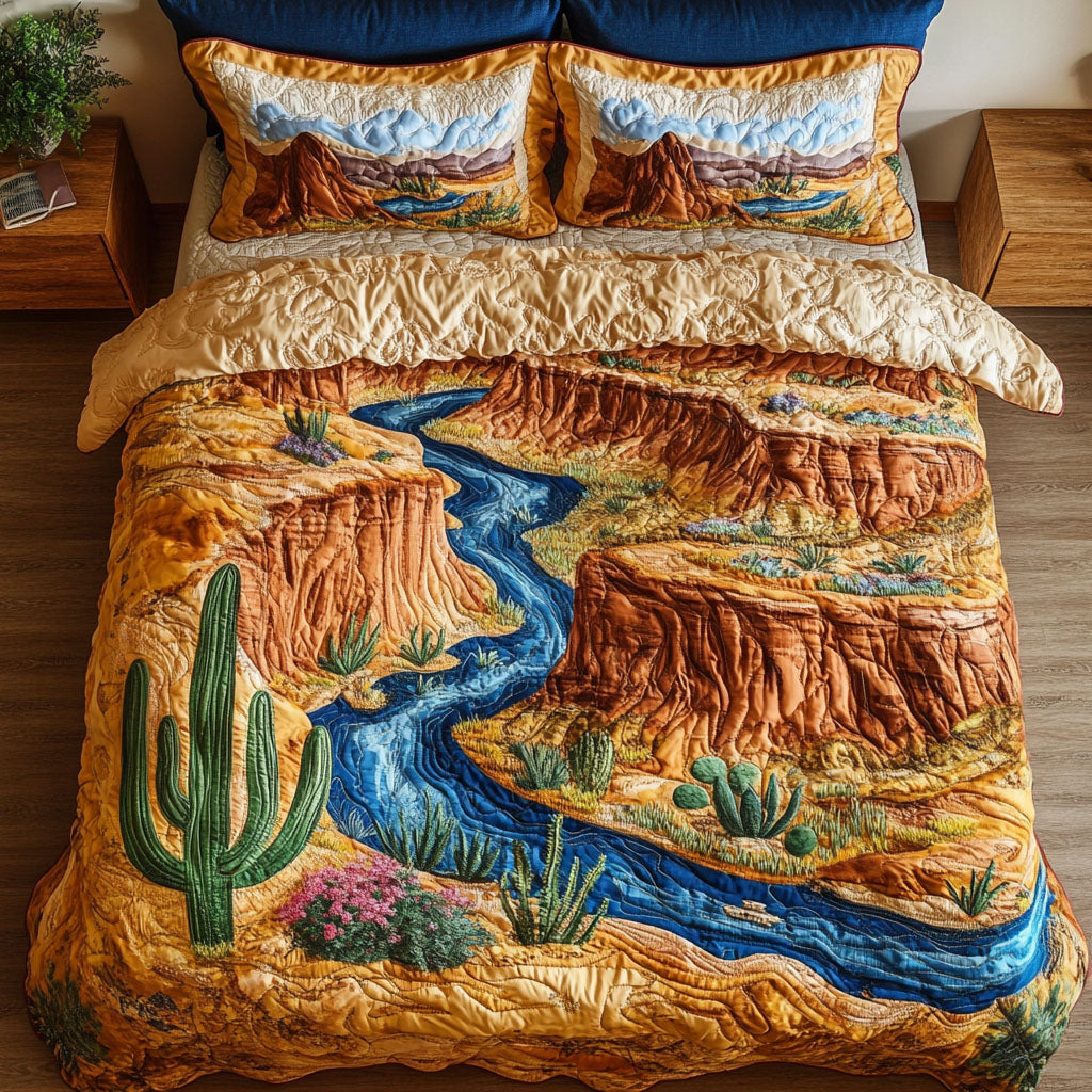 Arizona Gorge Trail Quilted Bedding Set Duvet Cover Bedspread Succulent Gift Ideas Arizona Gorge Trail Quilted Bedding Set Duvet Cover Bedspread Succulent Gift Ideas