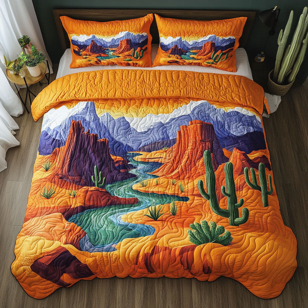 Arizona Hills Quilted Bedding Set Duvet Cover Bedspread Succulent Gift For Him Her Arizona Hills Quilted Bedding Set Duvet Cover Bedspread Succulent Gift For Him Her