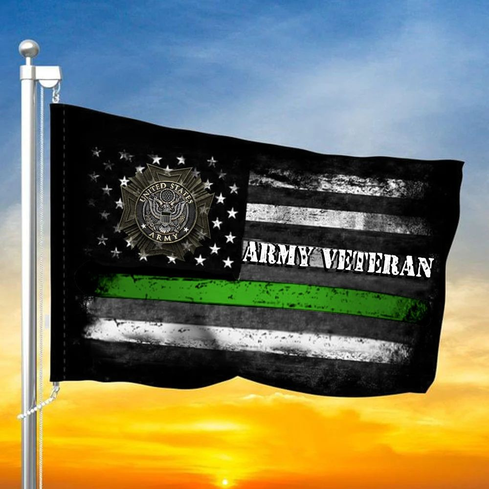 Army Veteran Flag Thin Green Line U.S Army Logo Best American Flag For House Patriot Gift Army Veteran Flag Thin Green Line U.S Army Logo Best American Flag For House Patriot Gift