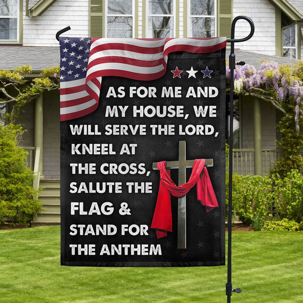 As For Me And My House We Will Serve The Lord Flag Faith Christian House Decor As For Me And My House We Will Serve The Lord Flag Faith Christian House Decor